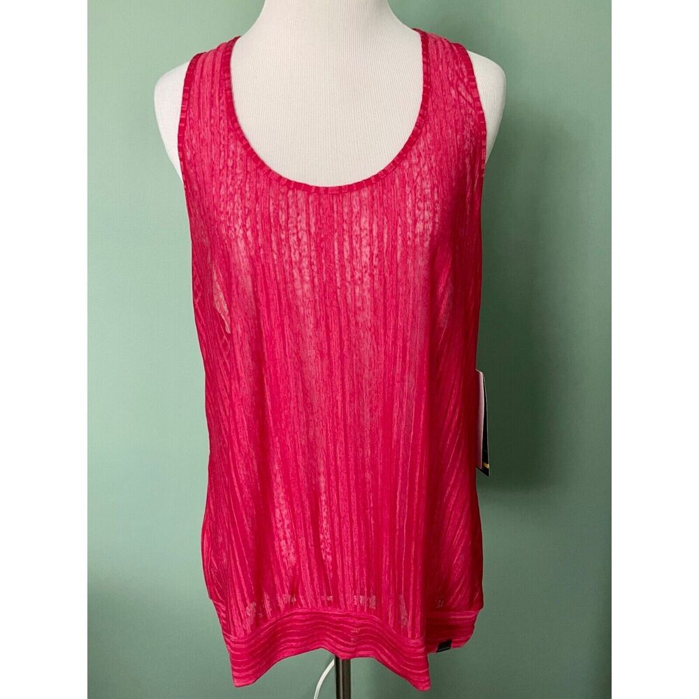 NWT Saucony Breeze Tank - size large - hot pink